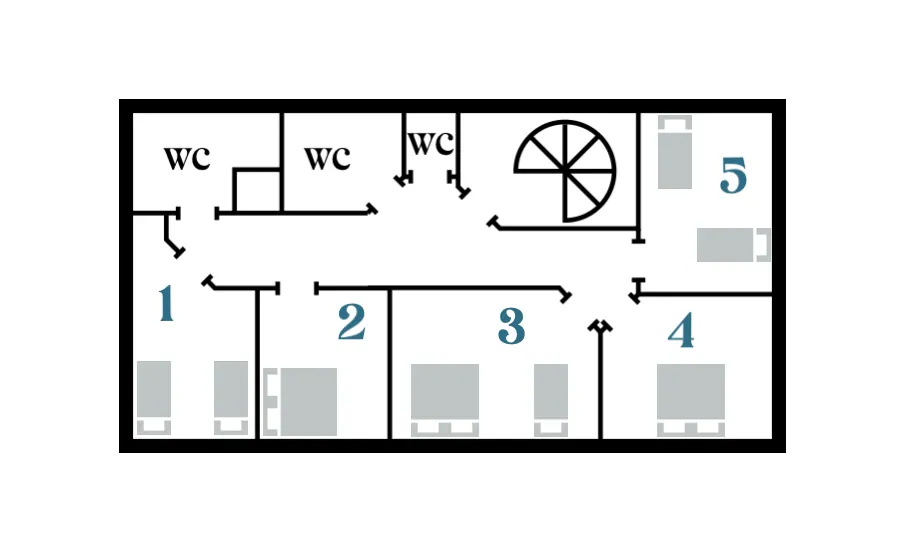 Second floor plan