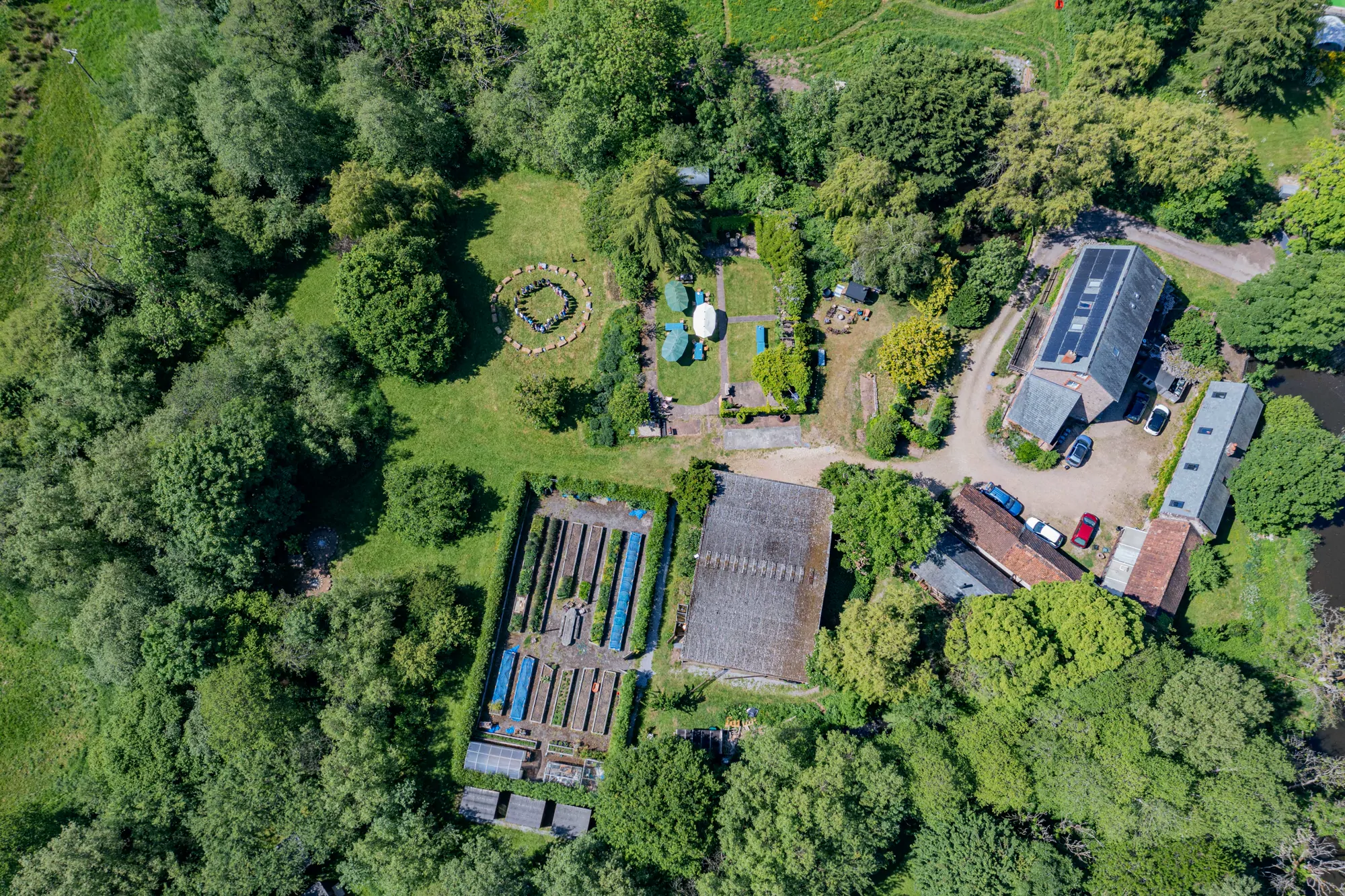 Aerial view of the Selgars estate